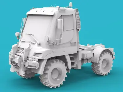 Car - UnimogU400 3D print model