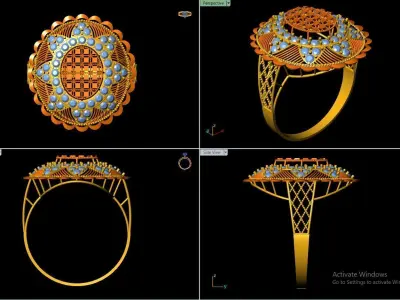 Ring light weight 3D print model