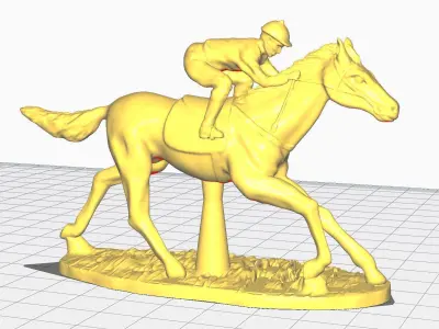 Horse Racing Game Playing Pieces 3D print model