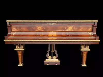 Classic Piano  3D model