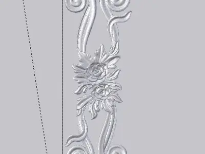 Classic decor ornament v-3D model11 3D model