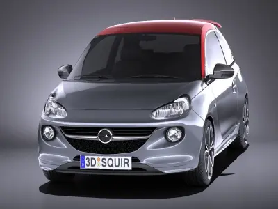 Opel Adam S 2017 VRAY 3D model