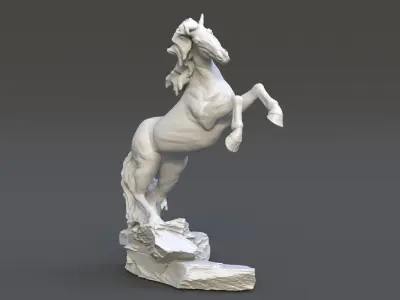 Horse Statue 220527 3D print model