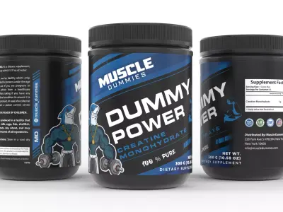 Protein Powder 3D model 55