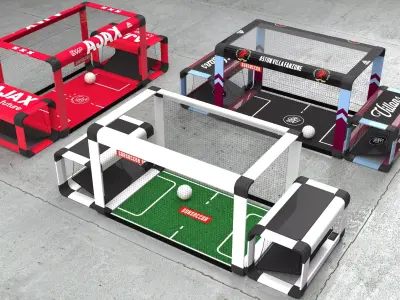 Subsoccer Football 7 Bench 3D model