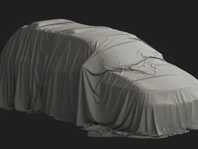 Ordinary Car Cover 09 3D model