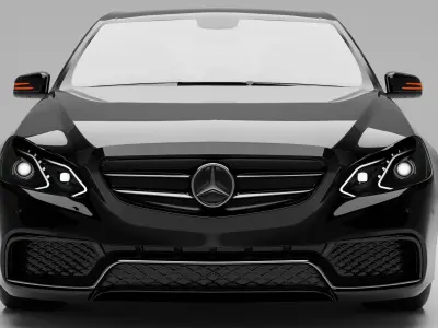 Mercedes-benz-e63 With Interior 3D model