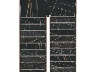 Modern luxury staircase 3 3D model