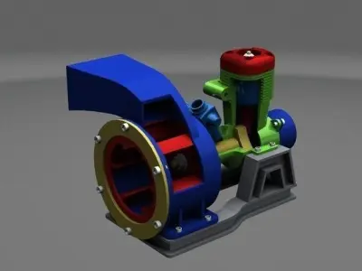 Engine Blower 3D model