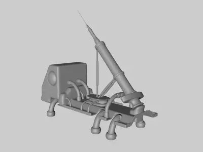 Vaccine Launcher Truck 3D model