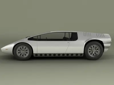 Bizzarini Manta Concept 3D model