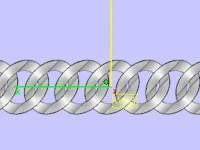 PURELY BEAUTIFUL PLAIN GOLD CUBAN LINK NECKLACE CHAIN 3D print model