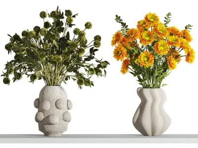 bouquet set 3D model get