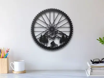 Mountain Wall Art 3D print model purchase