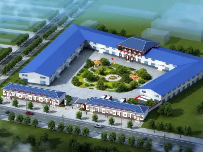 tibetan architecture 3D model