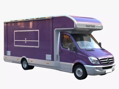 Food truck 3D model