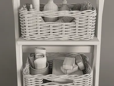  Bathroom Decor 3D model