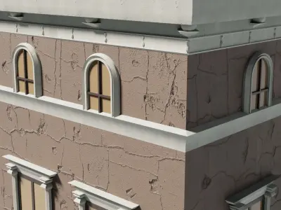 19th Century Building Type 1 3D model