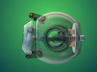 Wheatley futuristic looking device Free 3D model