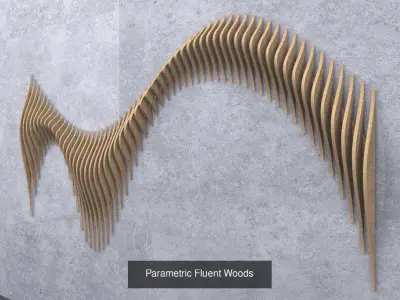 ALL parametric wooden panels 14 MODEL 3D Model Collection