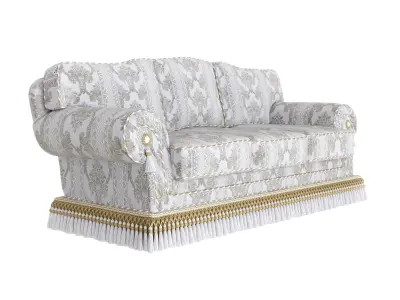 Royal upholstered sofa by Modenese 3D model