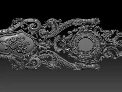 antique clock 3D print model