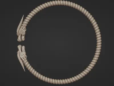 PACK BRACELETS DRAGON 3D print model