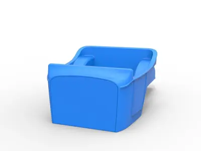 Shell of Vintage front engine dragster Version 3 Scale 1 to 25 3D print model