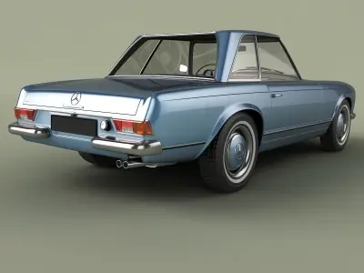Mercedes 230SL Pagoda 3D model
