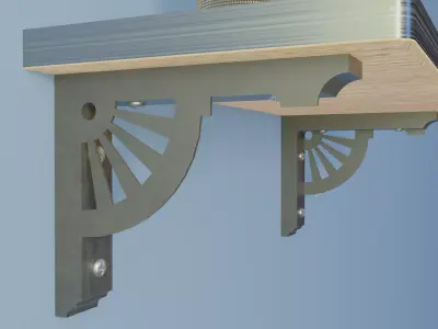 Shelf Bracket 7 3D print model
