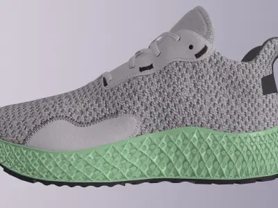 ADIDAS FUTURECRAFT SHOES PBR Low-poly 3D model
