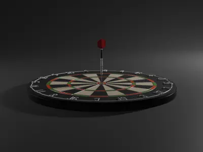 Dart Board Free 3D model purchase