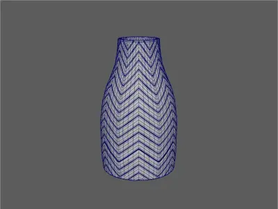 Deco Vase Laura  3D model