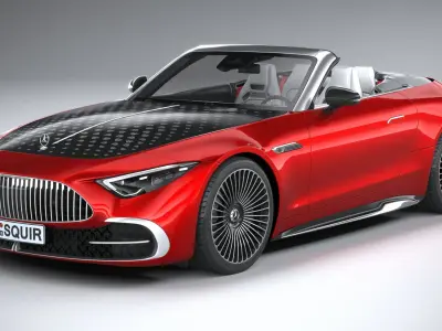 Mercedes-Benz SL Monogram Maybach 2025 3D model