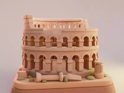 Decorative Miniatures 3D Model Collection