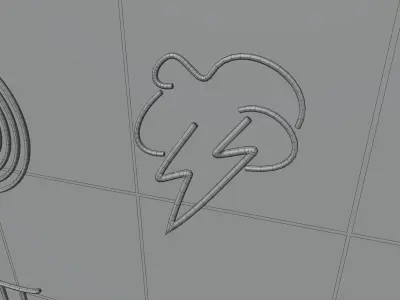 Ultimate Neon Sign pack 7 Low-poly 3D model