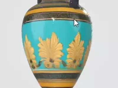 Modern Decorative Vase 3D Model Realistic and Detailed 3D model