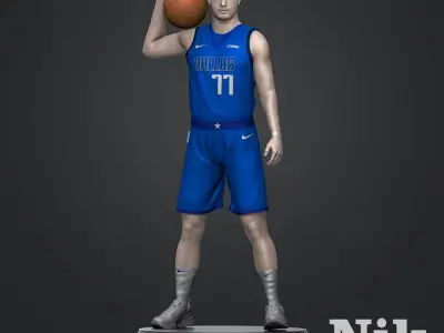 Luka Doncic 3D Printable 3D print model