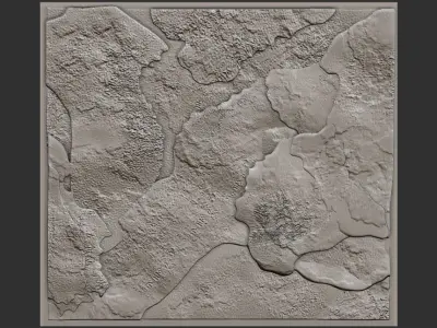 wall texture stone grunge 3D model