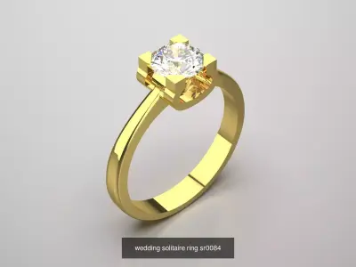 This five piece set is a specialty Solitaire Ring Collection 3D Model Pack