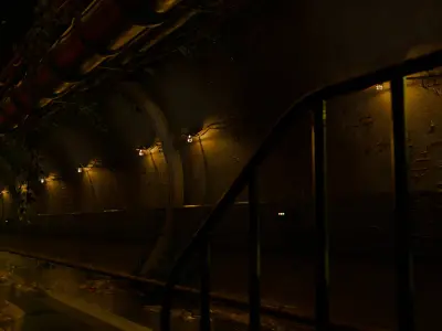 Underground Sewer Tunnel pack Low-poly 3D model