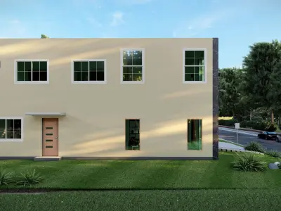 Beautiful Modern House 3D model