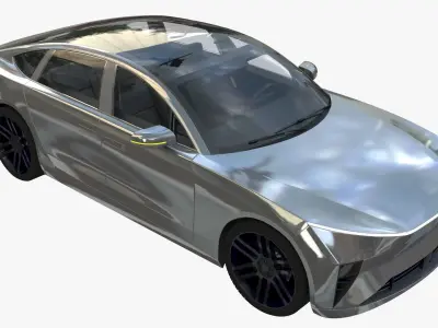 Electric car 3 3D model