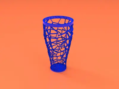 Voronoi vase 3D print model
