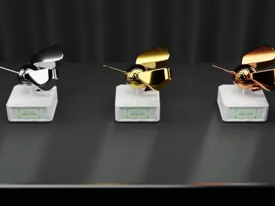 Golf Trophy Bird 3D print model