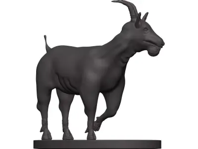 Goat-Goat figurine of goat 3D model