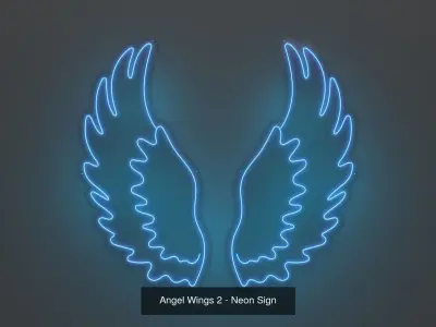Neon Wings - 6 Pack 3D Model Collection