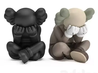 Kaws Sitting 3D model