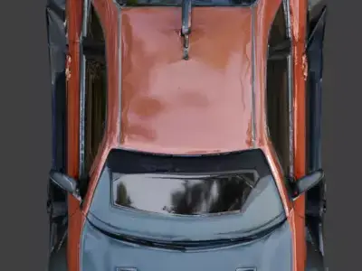 High-Performance Street car 3D Model Low-poly 3D model