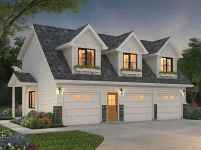 2-Bedroom Double Storey House  Full 3D Model 3D model